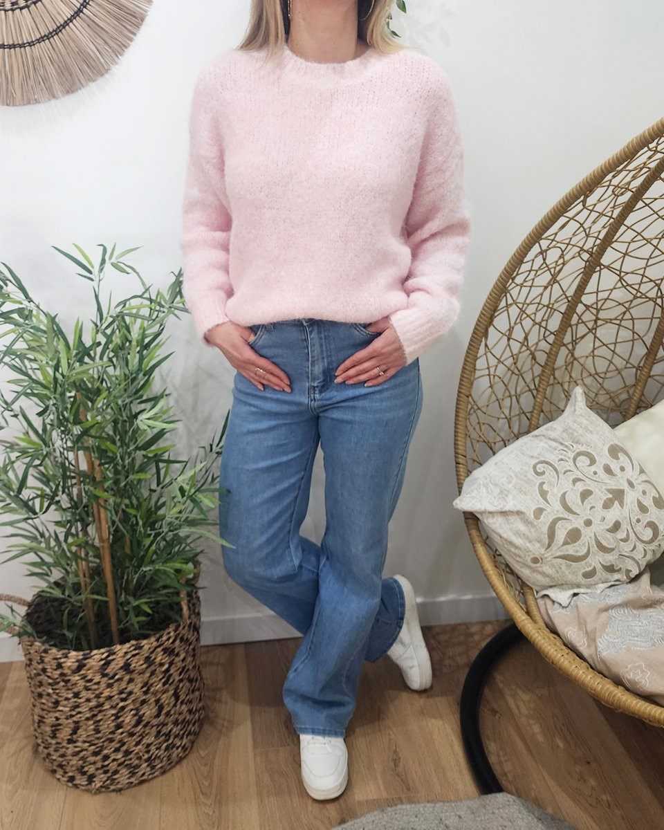 Pull femme rose Nélia 