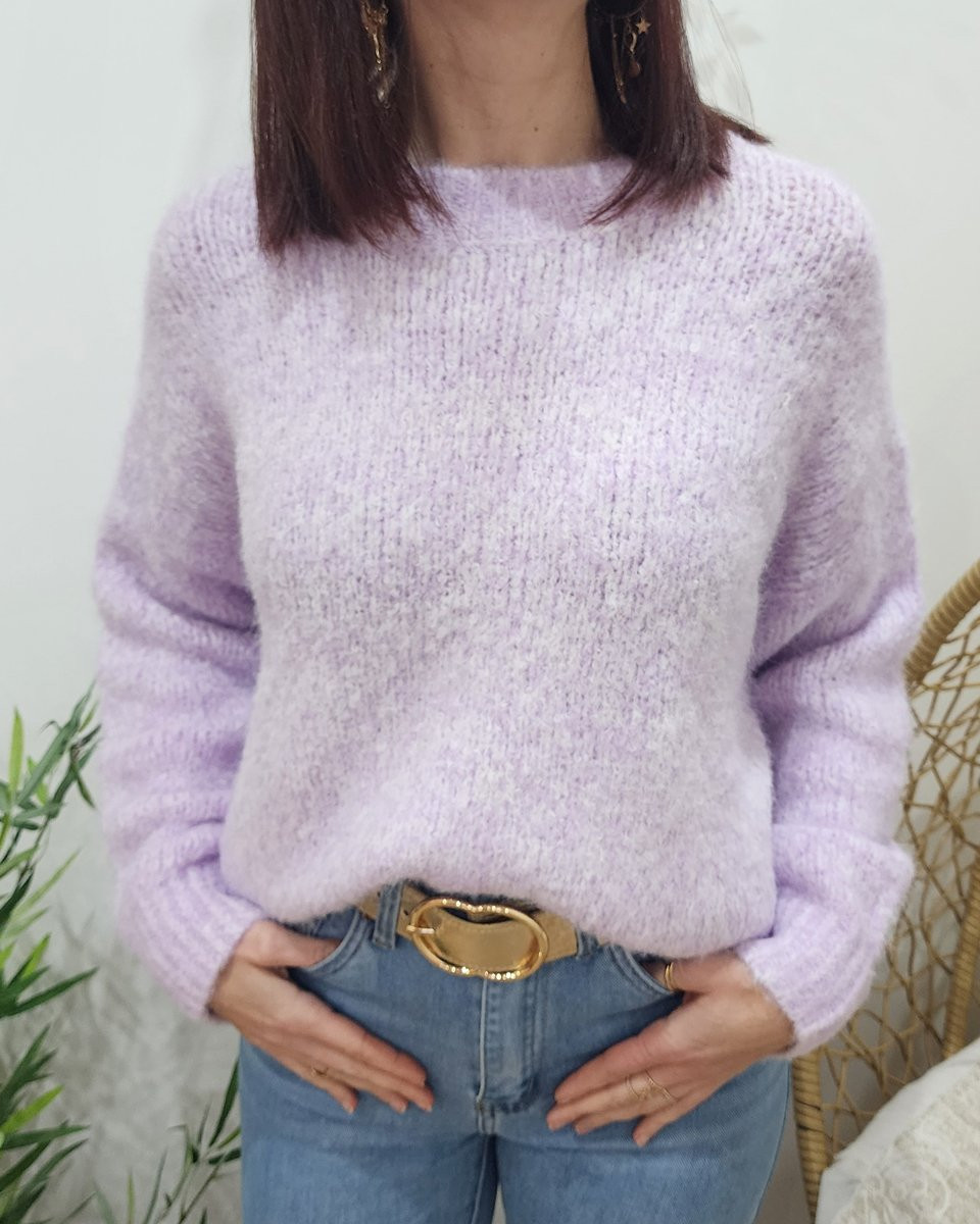 Pull femme parme Nélia 
