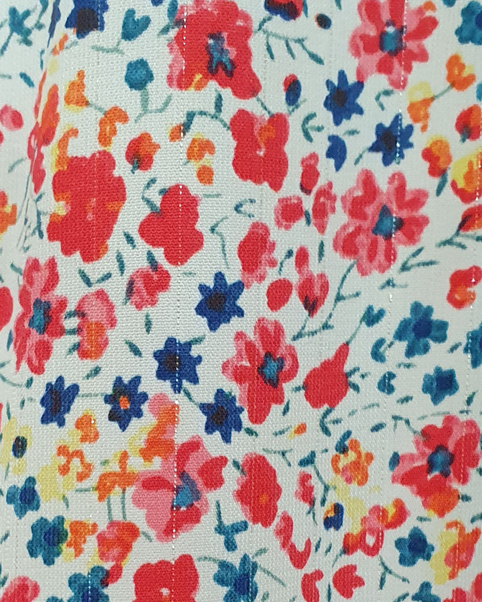 Robe longue Romane bretelles à noeuds