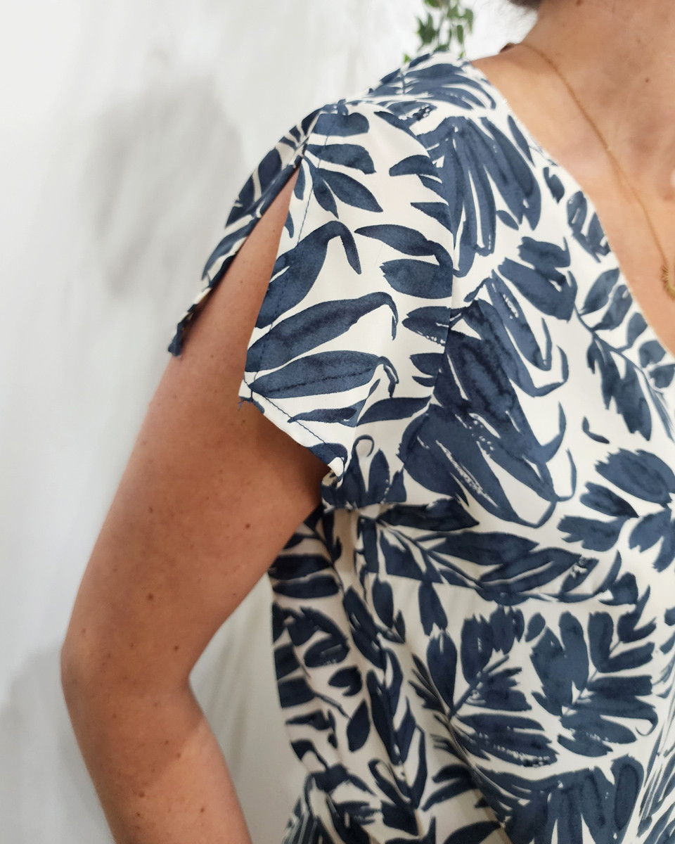 Robe femme Alba-bleu