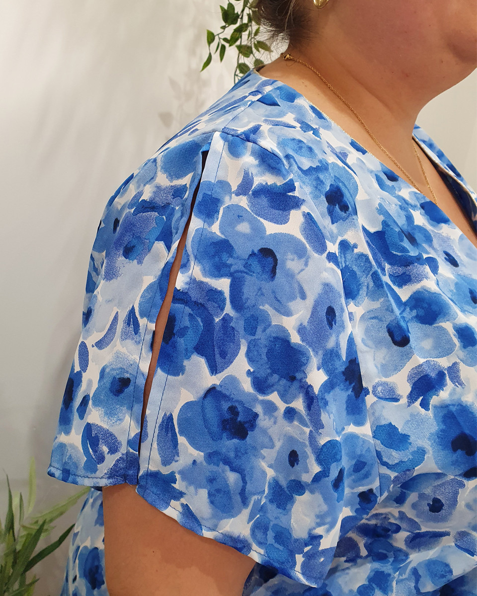 Robe femme bleue Claire