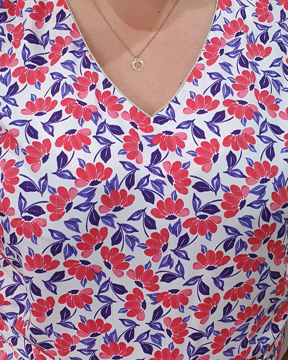 Robe femme Tamara violet et rose 