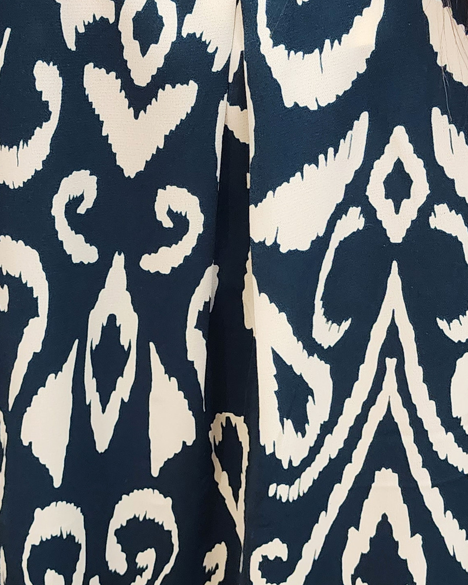 Robe chemise femme verte et beige Martina