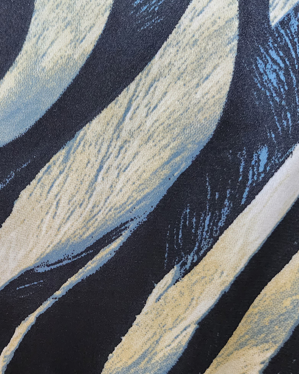 Robe femme noire et verte Lotta