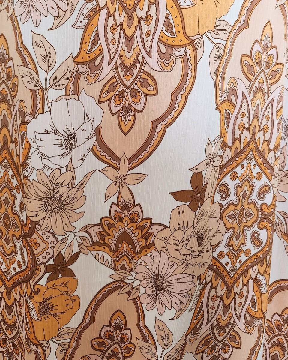 Robe longue femme orange Gaïa