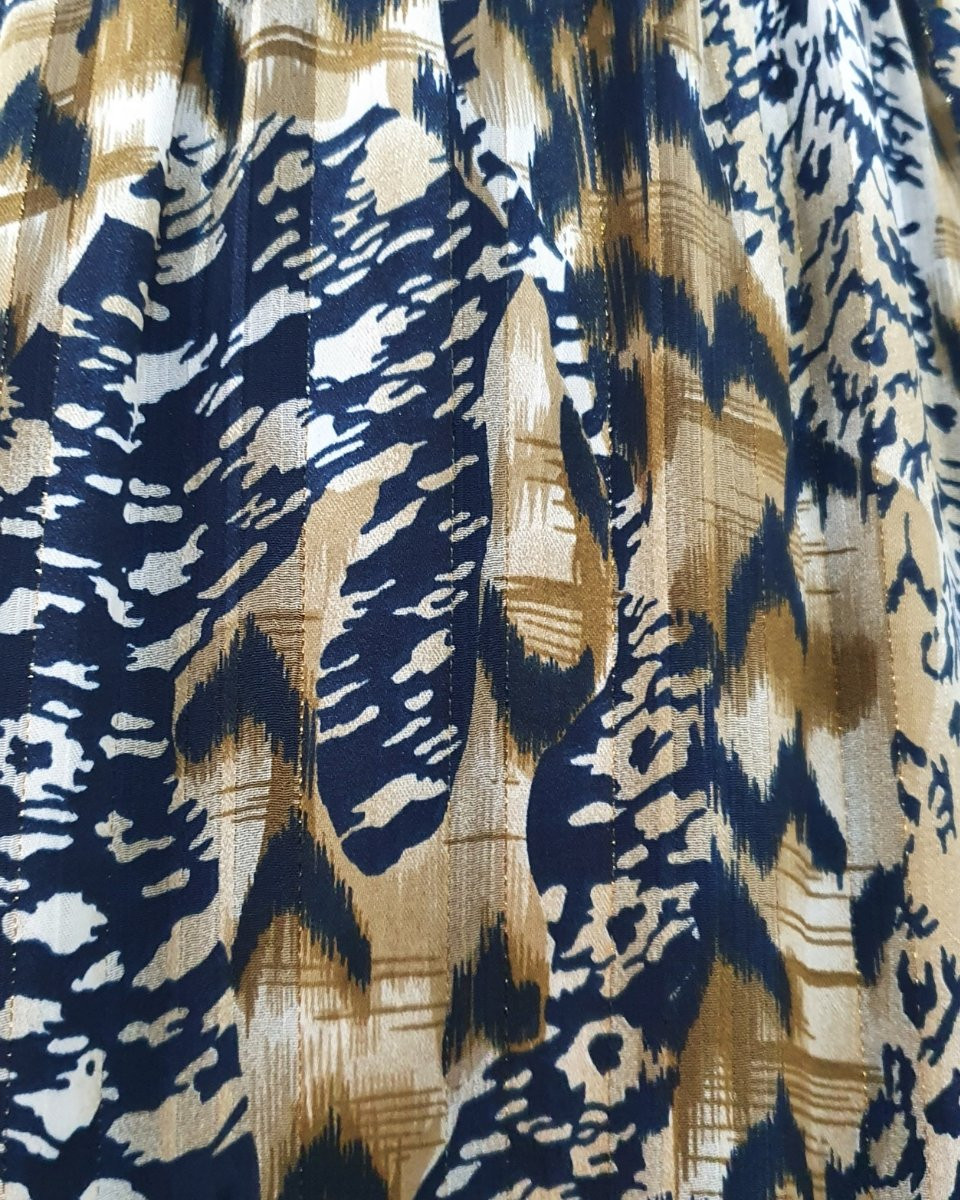 Robe longue femme bleu marine Elana