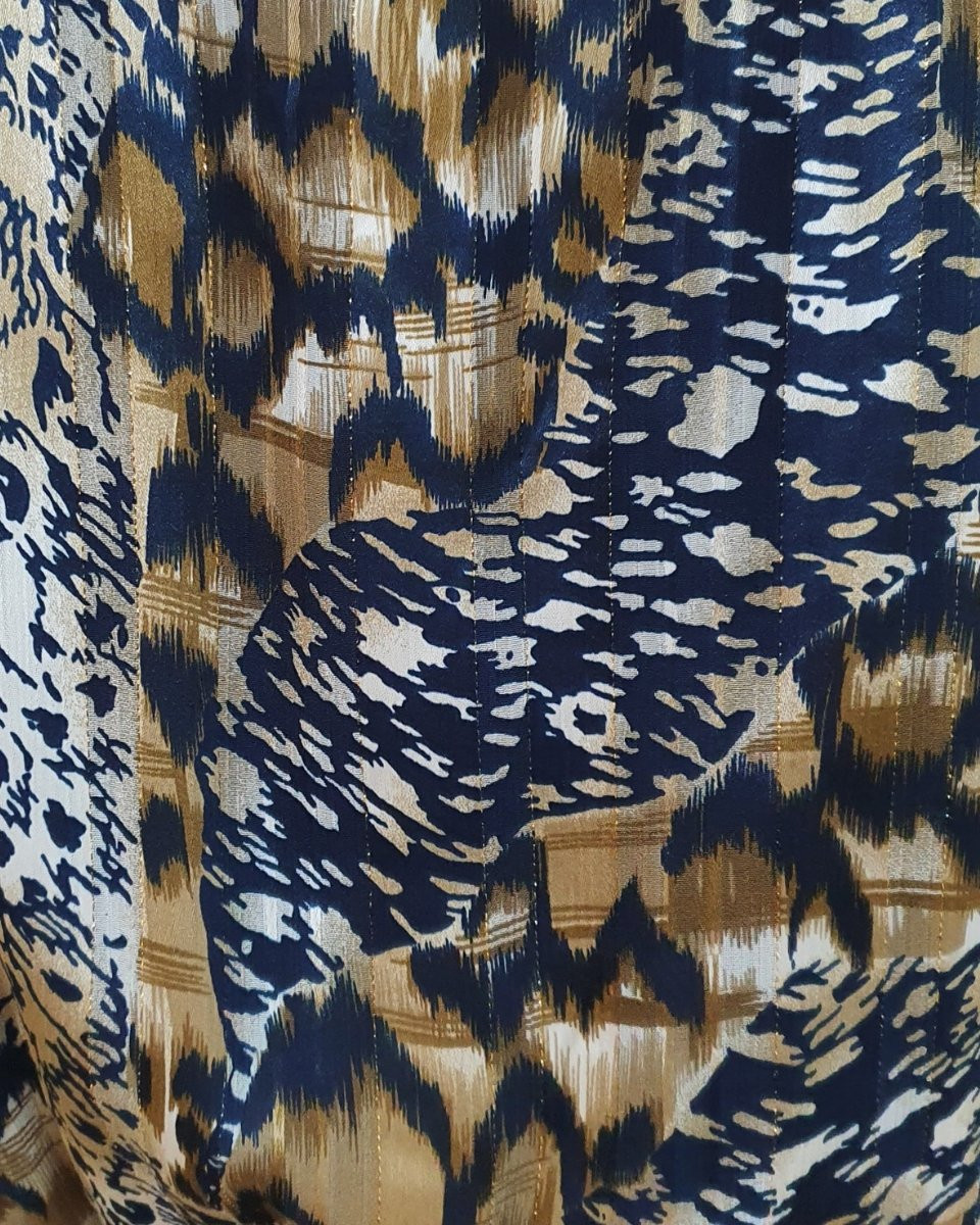 Robe longue femme bleu marine Elana