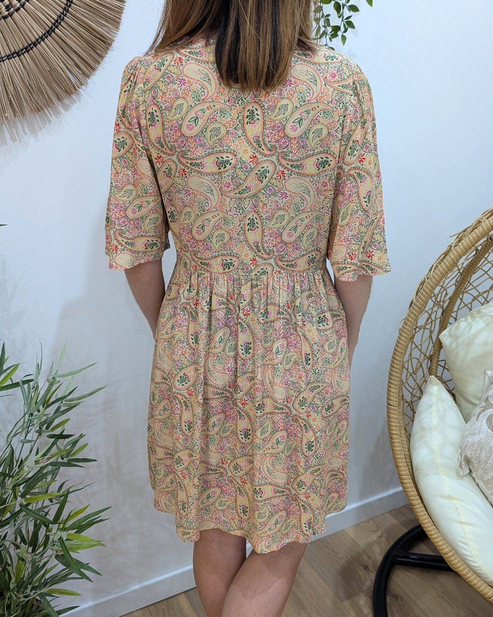 Robe chemise femme multicolore Camina