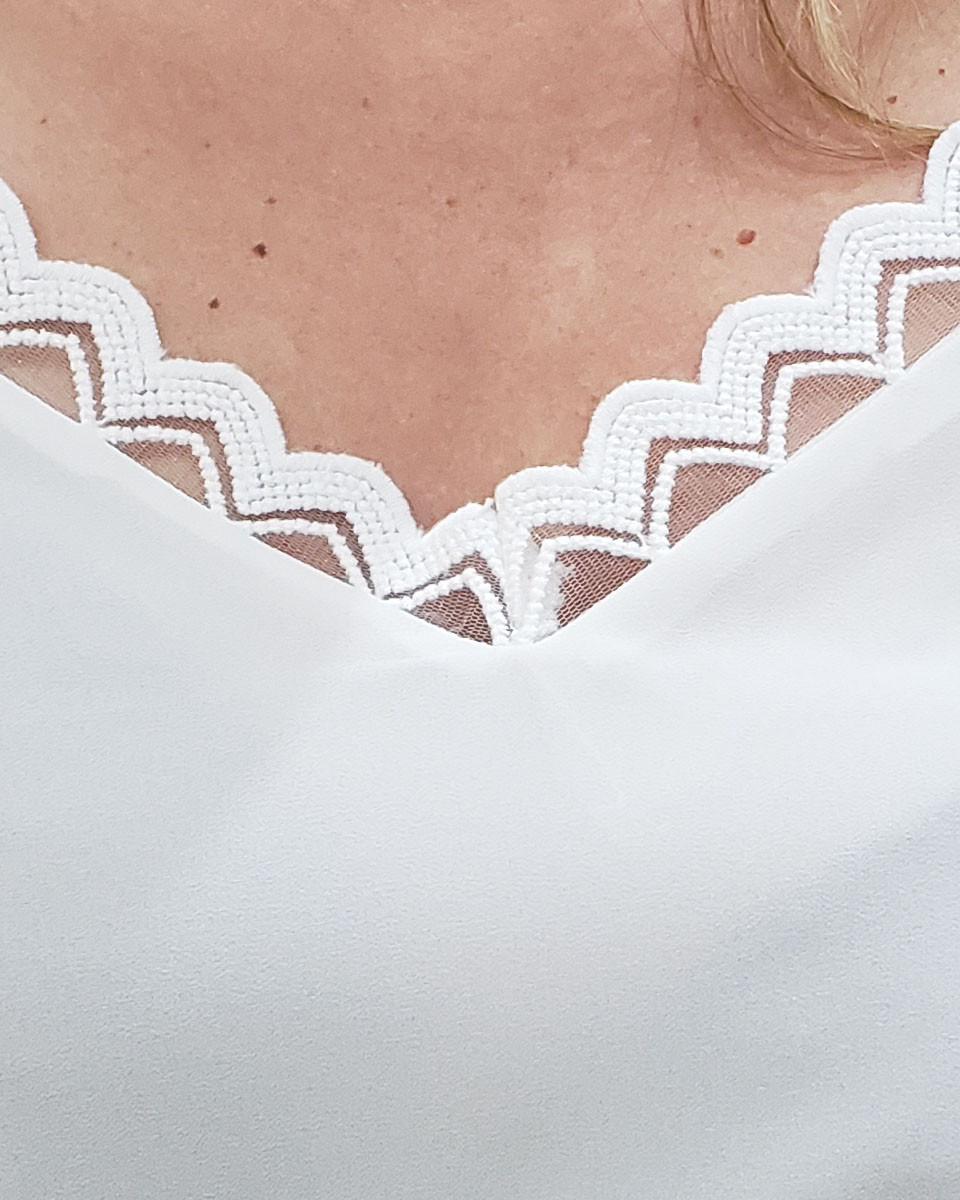 Top Emilie blanc