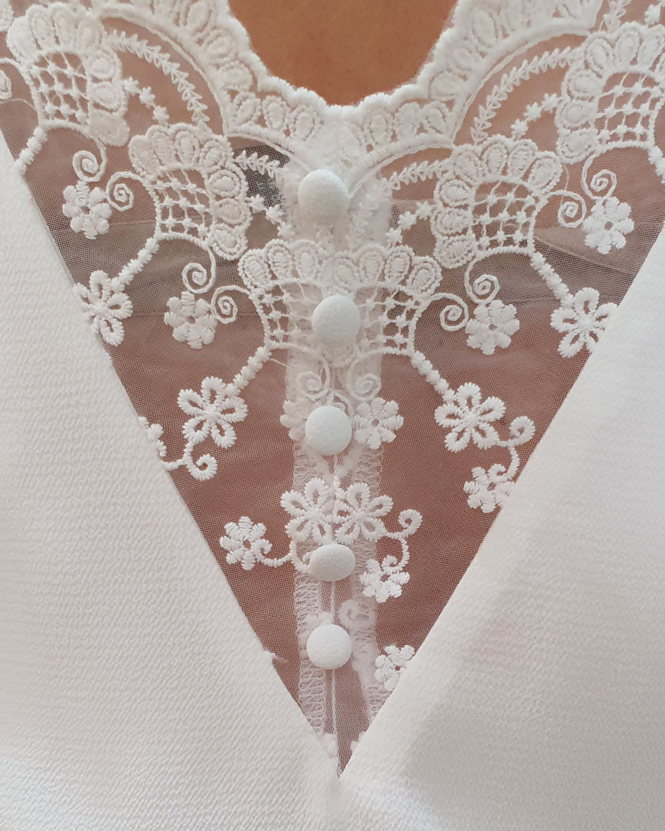 Top réversible Ninon blanc