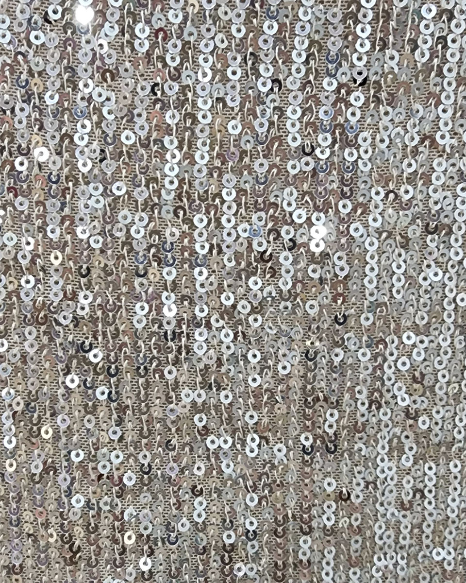 Top sequin beige