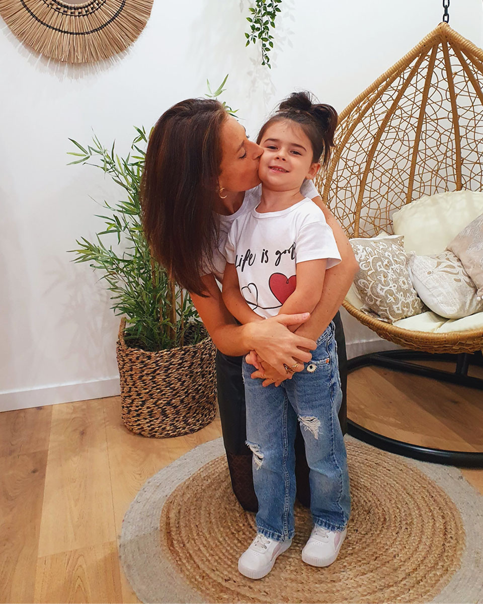 T-shirt enfant blanc Life is good