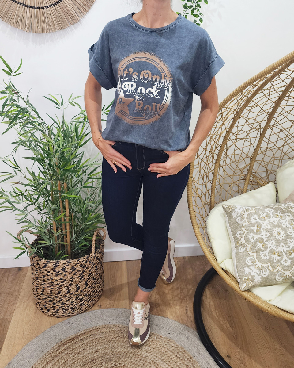 T-shirt femme It's Only Rock & Roll
