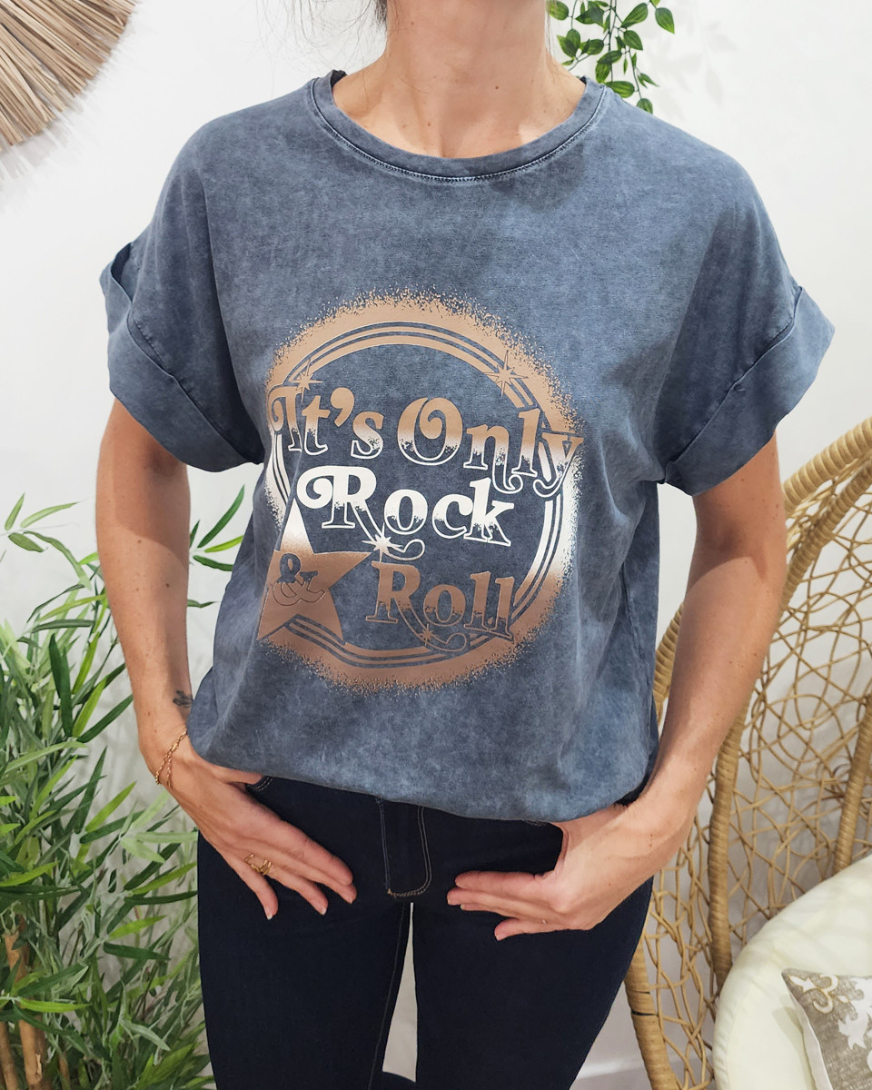 T-shirt femme It's Only Rock & Roll