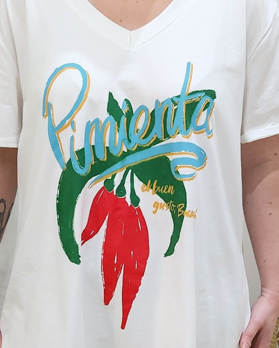 T-Shirt femme oversize Pimienta