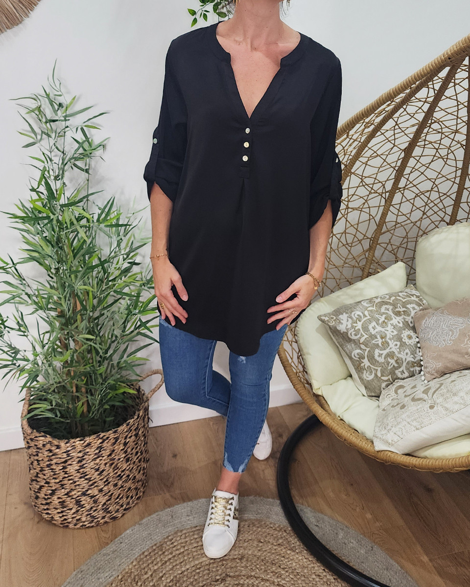 Tunique femme Fiorella-noir