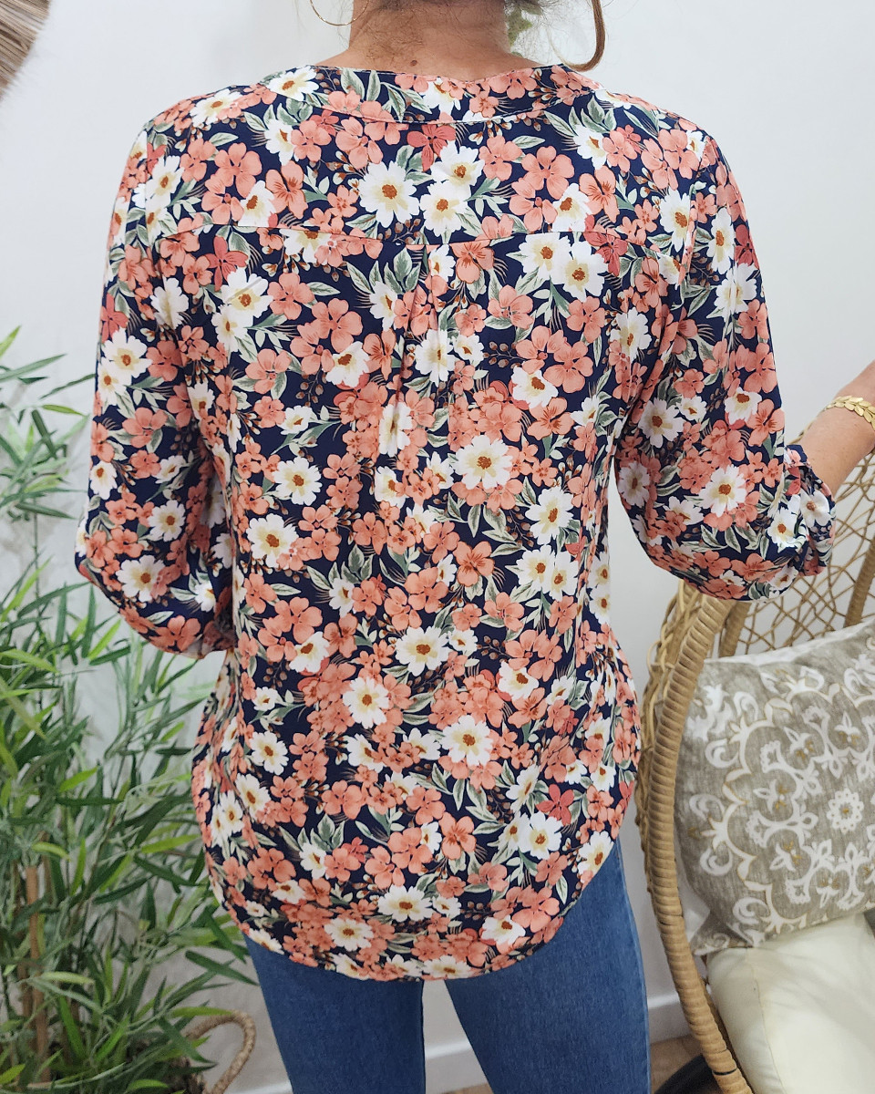 Tunique femme fleurie Freya
