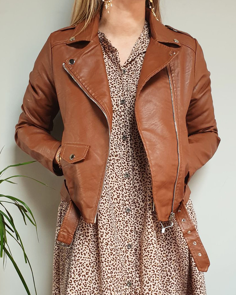 Veste Perfecto camel