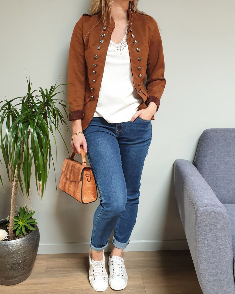 Veste officier camel