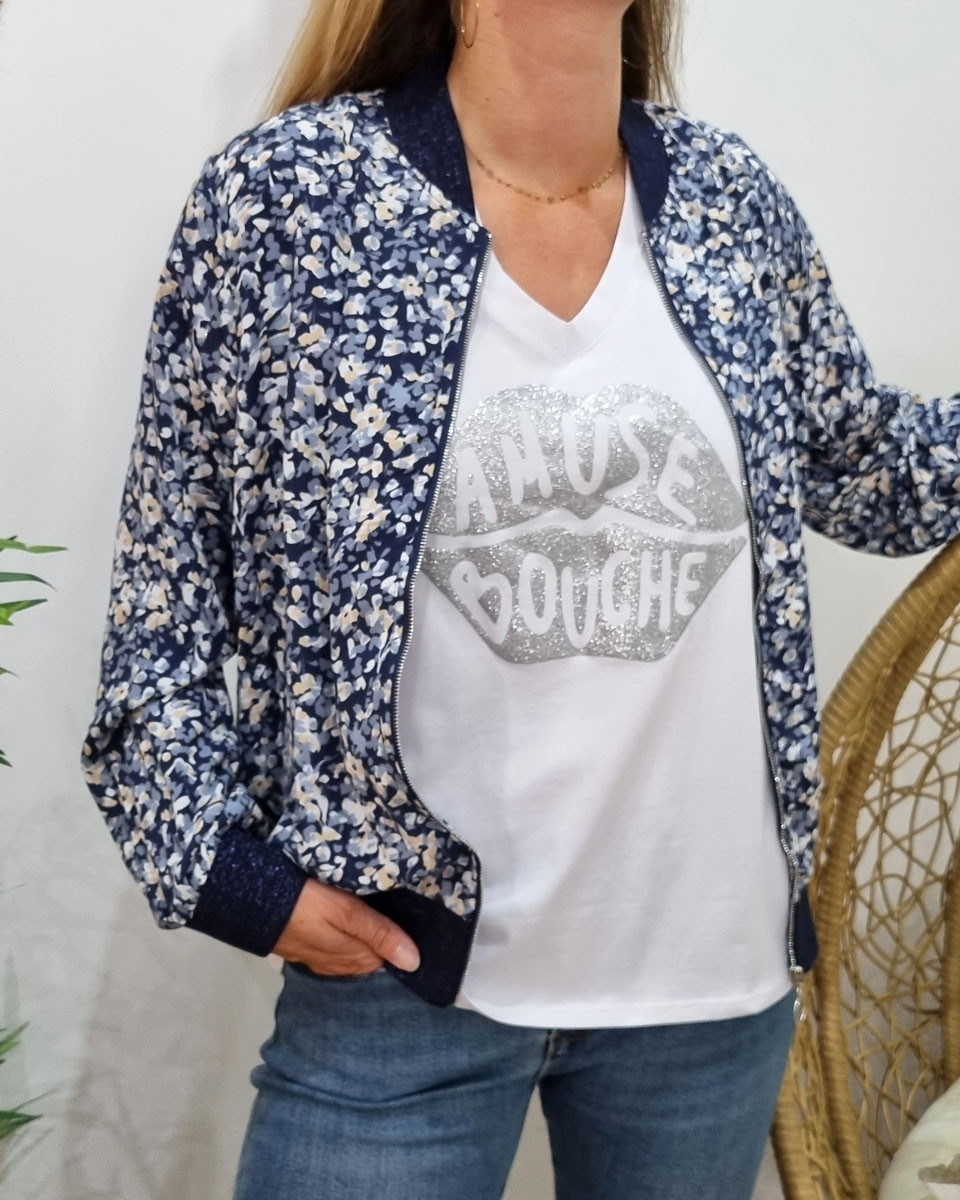 Bombers Léonie bleu