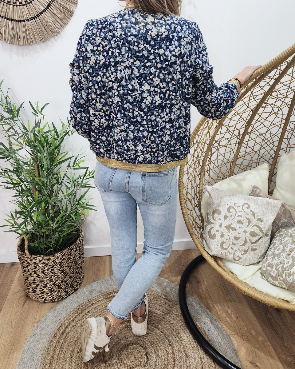 Bombers femme bleu Charlène