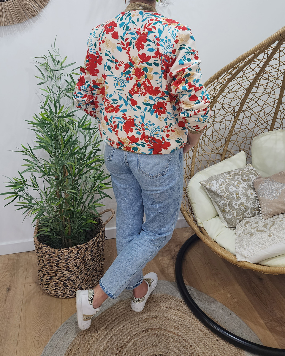 Bombers femme rouge Joelle