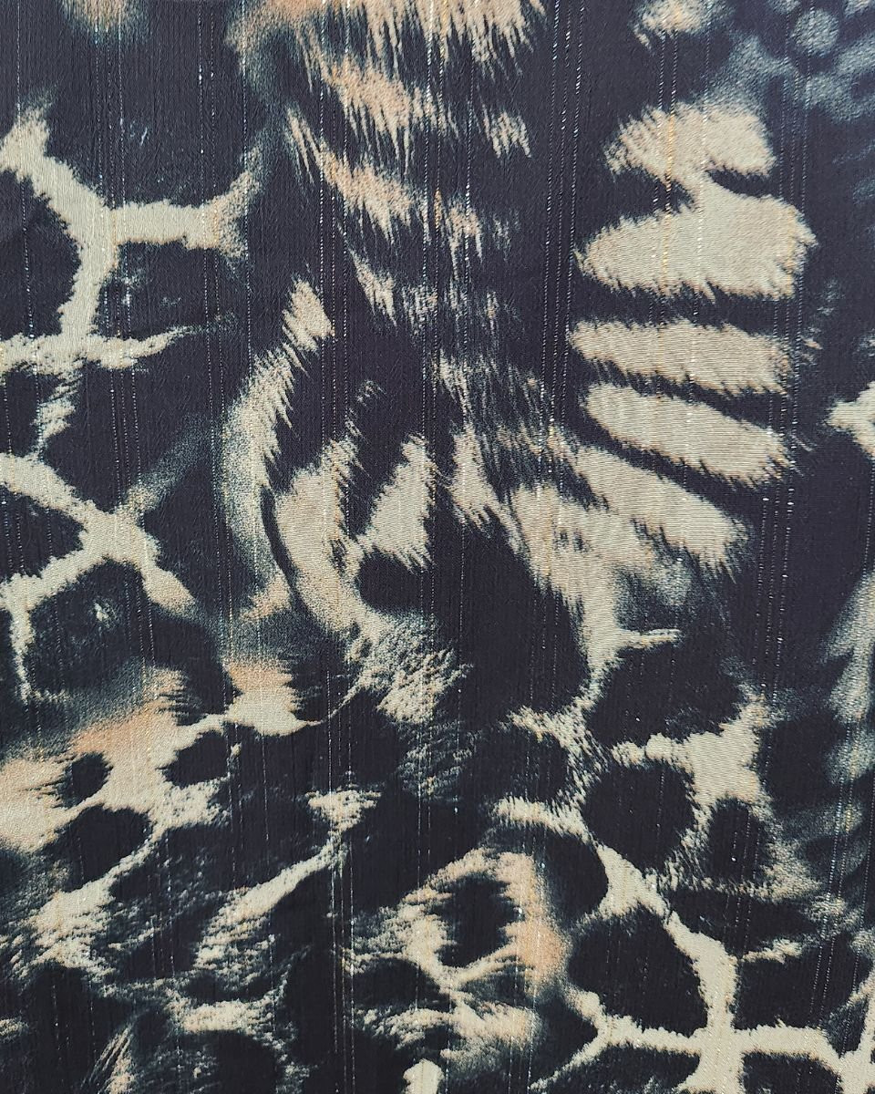 Bombers femme vert et noir motif animalier Sanna