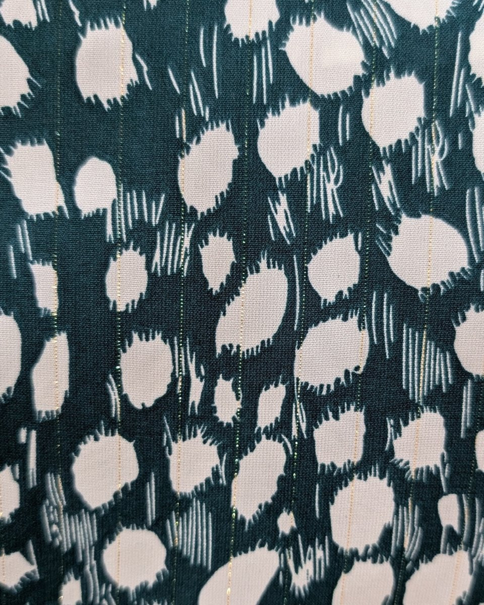 Bombers femme vert émeraude pois blancs Mazarine