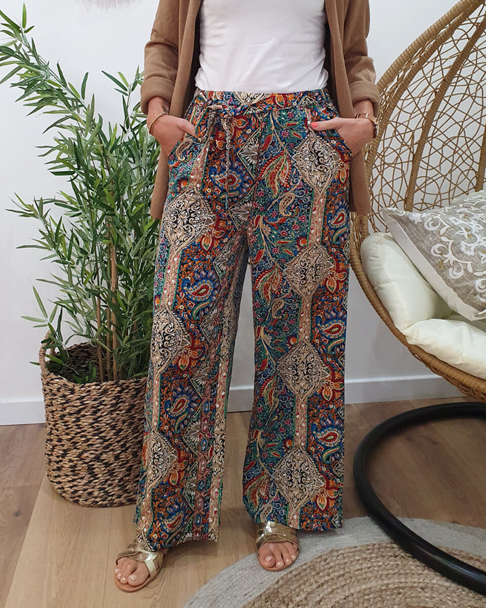 Pantalon hotsell imprimé cachemire