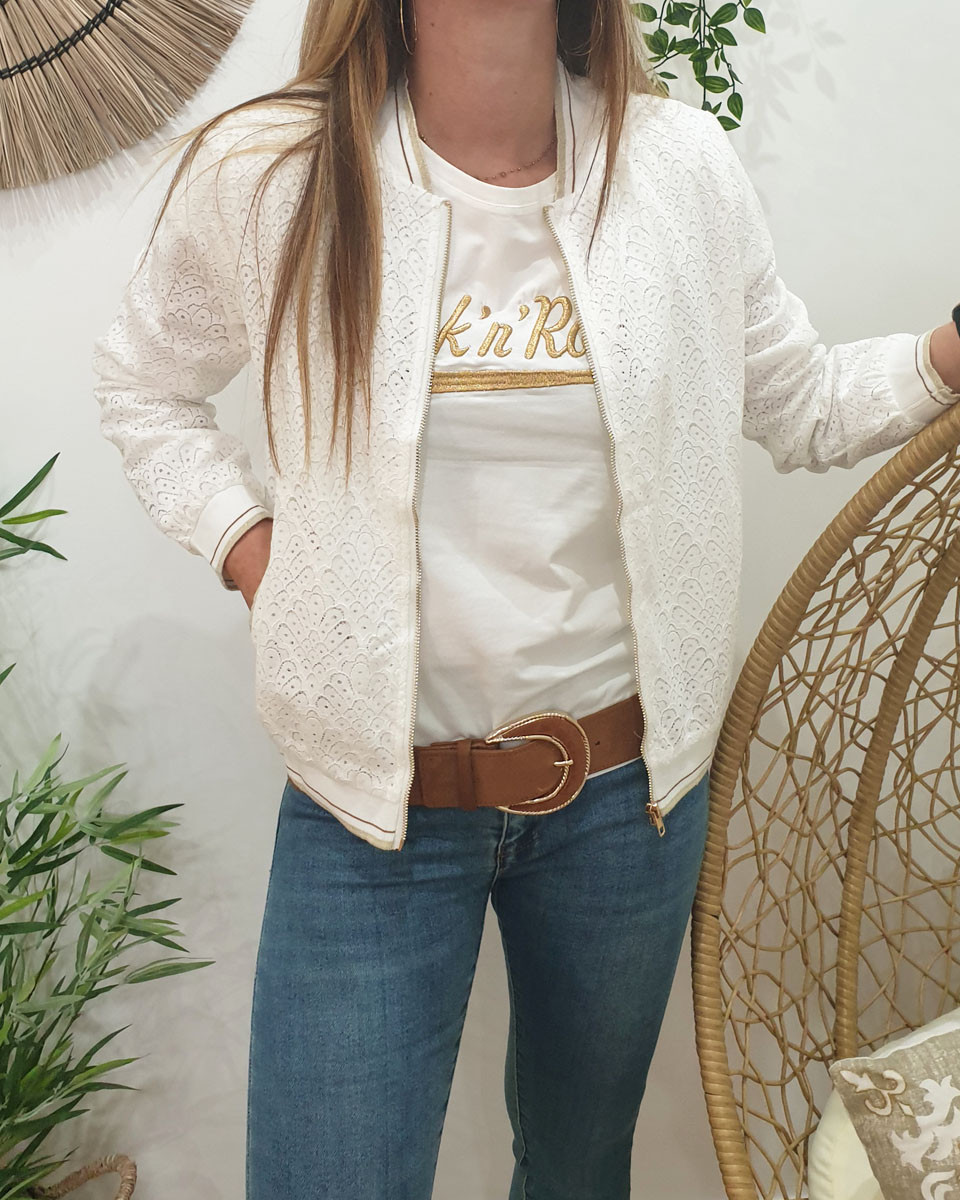 Bombers dentelle femme discount