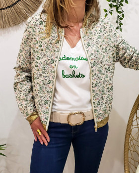 Bombers femme vert Sophie