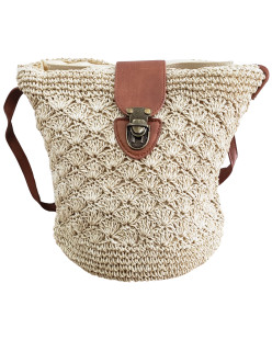 Sac Polyester Synthétique Beige
