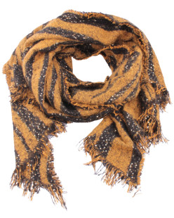 Echarpe Laine Viscose Jaune