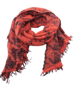 Echarpe Laine Viscose Orange