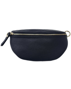 Sac banane Cuir Noir