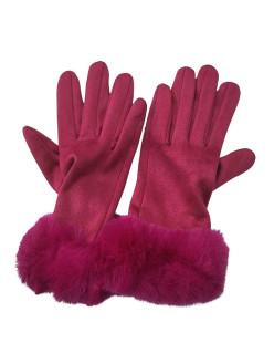 Gants Viscose Rose fuchsia