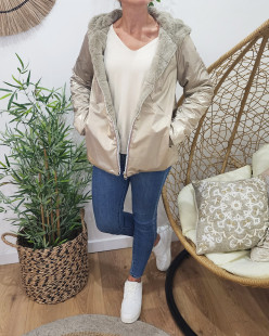 Manteau Polyamide Polyester Doré