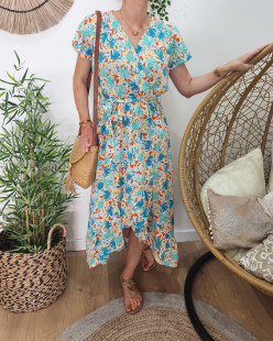 Robe Polyester Multicolore