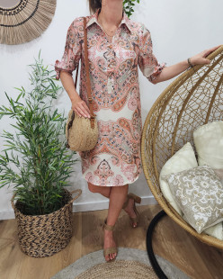 Robe Polyester Rose