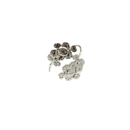 Bague femme acier argenté Mayra