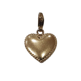 Charm acier coeur Or