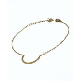 Bracelet acier doré Lazarine