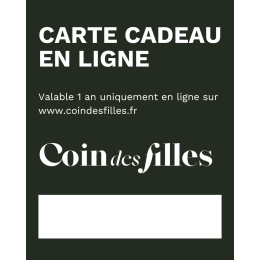 Carte cadeau - Boutique en ligne - www.coindesfilles.fr
