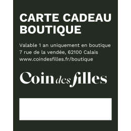 Carte cadeau - Boutique - 7 rue de la vendée, 62100 CALAIS