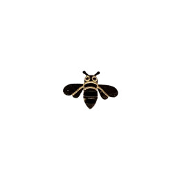 Boucle d'oreille femme abeille