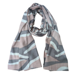 Echarpe femme grise rose et beige Jessica