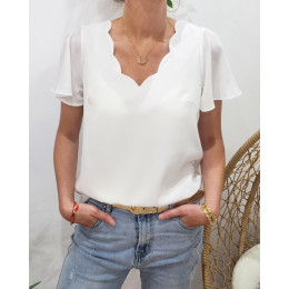 Blouse femme Emmanuelle-écru