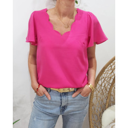 Blouse femme Emmanuelle-rose