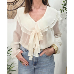 Blouse femme écrue Pya