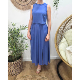 Ensemble femme torsadé bleu Serafina